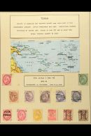 1886-1958 FASCINATING COLLECTION WITH POSTMARK INTEREST Presented On Album Pages With Mint & Used Issues Plus... - Tonga (...-1970)