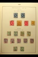 1883-2000 FINE USED COLLECTION Neatly Presented In An Album. Includes 1883-85 Range To 1salung, 1887-91 Set,... - Thailand