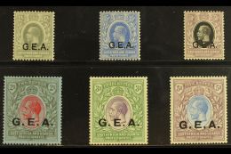 BRITISH OCCUPATION OF GERMAN EAST AFRICA 1921 "G.E.A." Opt'd Set, SG 63/68, Mint (6 Stamps) For More Images,... - Tanganyika (...-1932)