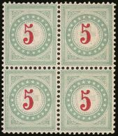 POSTAGE DUES 1883 5c Carmine & Pale Blue Green Inverted Frame, Michel 17 II AXaK, SG D163C, Zumstein 17A K,... - Altri & Non Classificati