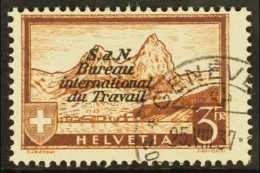 INTERNATIONAL ORGANIZATIONS 1937 3Fr Brown Mythen Mountain, Mi 48, Fine Cds Used. For More Images, Please Visit... - Altri & Non Classificati
