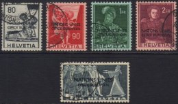 INTERNATIONAL ORGANIZATIONS 1950 ONO/UNO 80c, 90c, 1f, 2f And 5f, Between Mi. 12/19, Fine Used. (5) For More... - Altri & Non Classificati