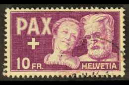 1945 10fr Violet On Buff Peace (PAX) Issue, Michel 459, Fine Used. For More Images, Please Visit... - Altri & Non Classificati