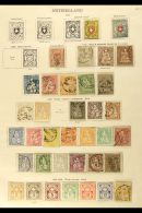 1850-1938 ALL DIFFERENT COLLECTION On Pages, Some Fresh Mint But Mostly Fine Used Stamps, Inc (all Used) 1850 10r,... - Altri & Non Classificati
