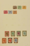 1897-1961 OLD TIME COLLECTION Presented On Album Pages. Inc 1897 Overprints To 2pi (signed Eid) Mint, And To 2p... - Sudan (...-1951)