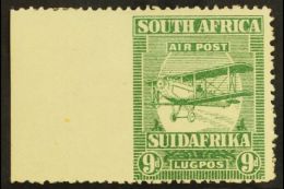 UNION VARIETY 1925 9d Green Airmail, IMPERFORATE TO LEFT MARGIN, SG 29, Mint, Lightly Toned Gum. For More Images,... - Non Classificati