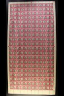 OFFICIALS - FULL SHEET 1940 1d Sepia-grey & Rose-carmine, Wmk Upright, Complete Sheet Of 240 (120 Pairs),... - Non Classificati