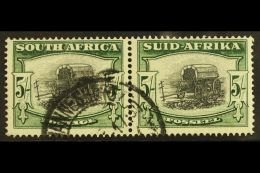 1947-54 5s Black & Yellow-green, SG 122a, Fine Used. For More Images, Please Visit... - Non Classificati