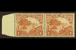 1930-44 4d Brown, Watermark Upright, SG 46, Light Crease, But Fine Mint, Cat.£300, Scarce Stamp! For More... - Non Classificati