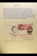 1925-76 AIRMAILS & FIRST FLIGHTS COLLECTION Covers & Postcards, Neatly Written Up On Album Pages, Includes... - Non Classificati