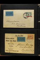 1925-37 AIRMAILS Collection Of Flown Covers, Includes A Number Of 1925 Flights With Various Dates Between 27th... - Non Classificati