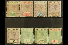 ZULULAND 1894-96 Definitive Set To 4s, SG 20/27, Mint With Fresh Appearance (8 Stamps) For More Images, Please... - Non Classificati