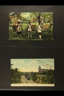 TRANSVAAL INTER PROVINCIALS 1910-12 A Collection Of COLOUR PICTURE POSTCARDS Addressed To Scotland, England &... - Non Classificati