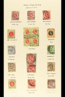 ORANGE RIVER COLONY INTERPROVINCIALS A Collection Of ORC Stamps With Clear 1910-12 Cancels From Cape, Natal And... - Non Classificati