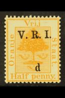 ORANGE FREE STATE 1900 First Printing ½d On ½d Orange With "½" Omitted, SG 101c, Very Fine... - Non Classificati