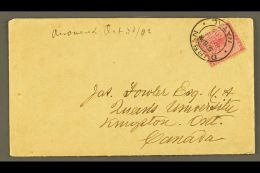 NATAL 1902 EL To Canada Franked 1d Carmine With Interesting Contents From The Curator Of The Botanic Gardens... - Non Classificati