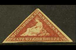 CAPE OF GOOD HOPE 1863-64 1d Deep Carmine-red, SG 18, Fine Mint With Part OG And Three Clear Margins. For More... - Non Classificati