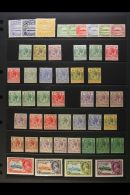 1907-1951 MINT COLLECTION Presented On A Pair Of Stock Pages. Includes 1907 ½d, 2d & 2½d,... - Isole Salomone (...-1978)