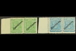 1898 Arms ½d And 2½d SG 75 & 80, Each In A Never Hinged Mint Horizontal Pair, Overprinted... - Altri & Non Classificati
