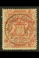 1892-93 £2 Rose-red, SG 11, Very Fine Cds Used. For More Images, Please Visit... - Other & Unclassified