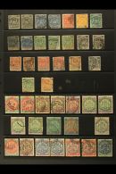 1892-1922 USED COLLECTION On A Pair Of Stock Pages. Includes 1892-93 Range To 10s, 1892-94 Range To 4s, 1895 Set,... - Other & Unclassified