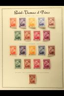 ST TOME ET PRINCIPE 1938-39 FINE MINT AIR POST STAMPS With 1938 Inscribed "S. TOME" Complete Set, 1938 Inscribed... - Altri & Non Classificati