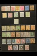 ST THOMAS AND PRINCE ISLANDS 1895-1901 FINE MINT CARLOS COLLECTION On A Stock Page. Includes 1895 P11½ ... - Other & Unclassified