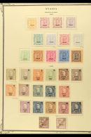 NYASSA 1898-1924 FINE MINT COLLECTION On Pages, All Different, Inc 1898 Both Sets, 1901 Set (ex 80r), 1921 London... - Other & Unclassified