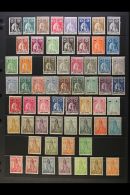 CAPE VERDE 1914-34 VERY FINE MINT "CERES" COLLECTION Presented On A Stock Page. Includes 1914-16 Set From... - Other & Unclassified