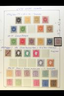 CAPE VERDE 1877-1925 FINE MINT COLLECTION In Mounts On Album Pages, All Different, Inc 1877 Set (ex 100r)... - Other & Unclassified