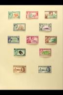 1940-67 FINE MINT COLLECTION An All Different Collection On Album Pages Which Includes 1940-51 Complete Defin Set,... - Pitcairn