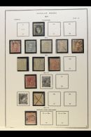 1861-99 "SPANISH PERIOD" COLLECTION A Mint Or Used Collection On Printed Pages Which Includes 1861 5c Used, 1863... - Filippine