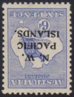 N.W.P.I. 1915-16 6d Ultramarine Roo, Watermark Inverted SG 78w, Very Fine Mint.  For More Images, Please Visit... - Papua Nuova Guinea