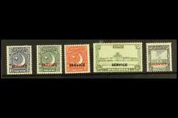 OFFICIALS 1949 Complete Set, SG O27/O31, Mint With Lovely Fresh Colours. (5 Stamps) For More Images, Please Visit... - Pakistan