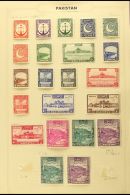 1948-89 VERY FINE MINT COLLECTION Neatly Presented On Small Album Pages. Includes 1948-57 Set Plus Some Additional... - Pakistan