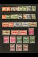 1948-57 COMPLETE DEFINITIVE SET. An Attractive, Lightly Hinged Or Never Hinged Mint Range, Neatly Presented On A... - Pakistan
