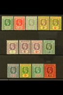 1912 KGV Complete Definitive Set, SG 40/52, Fine Mint (13 Stamps) For More Images, Please Visit... - Nigeria (...-1960)