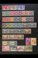 1937-1949 COMPLETE FINE MINT COLLECTION On A Stock Page, All Different, Inc 1938-51 Set With All Perforation... - Nigeria (...-1960)