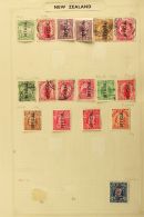 OFFICIALS 1907-1947 MINT & USED COLLECTION On Leaves, Inc 1907-11 To 6d Used, 1908-09 To 6d Used, 1910-16 Set... - Altri & Non Classificati