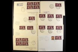 1934-1938 COVERS. An Interesting Collection Of Mostly Philatelic Covers, Inc Registered Items, First Day &... - Altri & Non Classificati