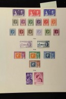 1937-50 MINT KGVI COMPLETE COLLECTION On Album Pages. Complete From Coronation To 1950 Defin Set, SG 249/90, Very... - Mauritius (...-1967)