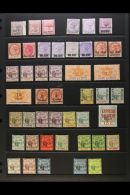 1876-1952 MINT SELECTION Presented On A Pair Of Stock Pages. Chiefly All Different With Some Shade Interest And... - Mauritius (...-1967)