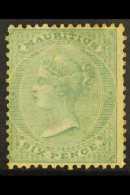 1860-3 6d Green, No Watermark, SG.49, Unused, Faults, Cat.£1000. For More Images, Please Visit... - Mauritius (...-1967)