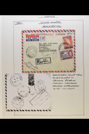 SELANGOR 1937-1993 COVERS COLLECTION Written Up On Leaves, Chiefly Commercial Covers Bearing Stamps Of Selangor Or... - Altri & Non Classificati