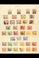 MALAYA STATES COLLECTION 1883-1953 Clean Mint And Used Collection On Album Pages, Includes Sections Of FMS Incl... - Altri & Non Classificati
