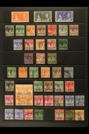 1937-48 USED KGVI COLLECTION Includes 1937-41 Die I Complete Set Of 15 & Die II Range With Most Values To 15c,... - Straits Settlements