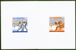 1972 IMPERF PROOFS For The 100f & 200f Air Olympics Issue (as Yvert 119/20), Printed On Ungummed Embossed... - Other & Unclassified