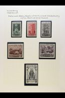 1937-1940 COMPLETE NEVER HINGED MINT COLLECTION In Hingeless Mounts On Leaves, All Different, Inc 1937 Exhibition... - Sonstige & Ohne Zuordnung