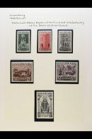1937-1940 COMPLETE NEVER HINGED MINT COLLECTION In Hingeless Mounts On Leaves, All Different, Inc 1937 Exhibition... - Altri & Non Classificati