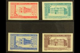 1943 Air 2nd Anniversary Of Independence IMPERFORATE Set Complete, Maury PA 183/6, Never Hinged Mint (4 Stamps)... - Libano